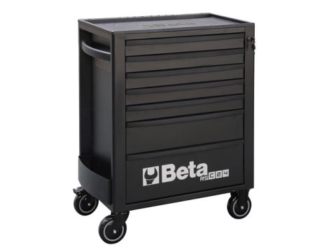 BETA - Wózek narzędziowy RSC24S z 7 szufladkami czarny - 2400/RSC24/7-N