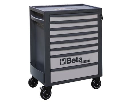 BETA - Wózek narzędziowy RSC24S z 8 szufladkami szary - 2400/RSC24/8-G