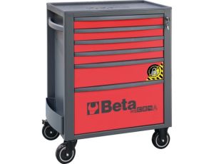 BETA - Wózek narzędziowy RSC24A z 6 szufladkami czerwony - 2400/RSC24A/6-R