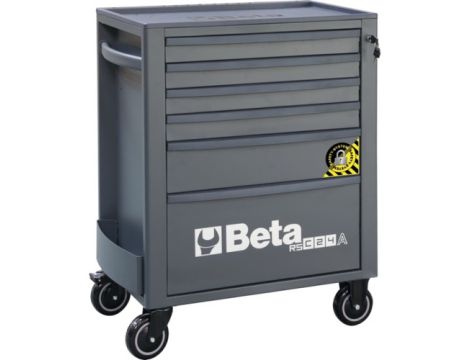 BETA - Wózek narzędziowy RSC24A z 6 szufladkami antracyt - 2400/RSC24A/6-A