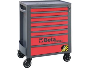 BETA - Wózek narzędziowy RSC24A z 8 szufladkami czerwony - 2400/RSC24A/8-R