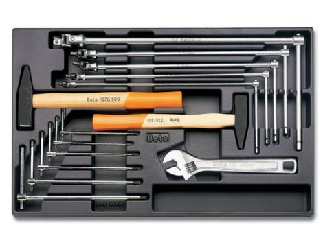 BETA - Zestaw narzędzi we wkładce z tworzywa (14 sztuk) - 2424/T59