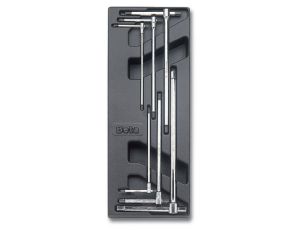 BETA - Komplet kluczy 951 we wkładce z tworzywa (6 sztuk) - 2424/T68