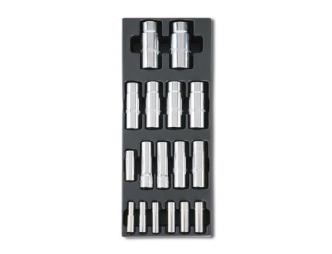 BETA - Zestaw narzędzi we wkładce z tworzywa (17 sztuk) - 2424/T103