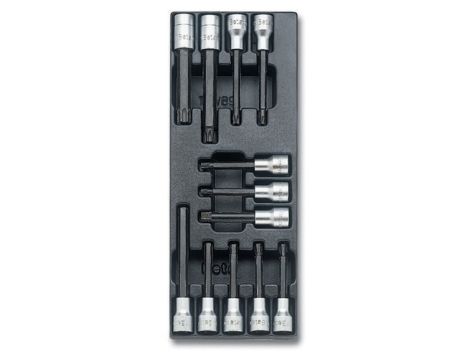 BETA - Zestaw nasadek we wkładce z tworzywa (12 sztuk) - 2424/T113