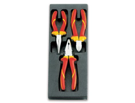 BETA - Zestaw szczypiec MQ we wkładce z tworzywa (3 sztuki) - 2424/T135