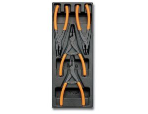 BETA - Zestaw szczypiec we wkładce z tworzywa (4 sztuki) - 2424/T145