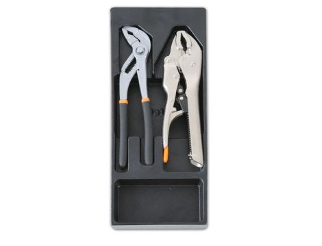 BETA - Zestaw szczypiec we wkładce z tworzywa (2 sztuki) - 2424/T151