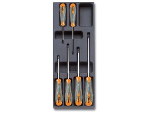 BETA - Komplet wkrętaków 1292 we wkładce z tworzywa (6 sztuk) - 2424/T172