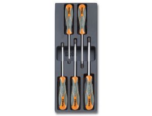 BETA - Komplet wkrętaków 1297TX we wkładce z tworzywa (5 sztuk) - 2424/T176
