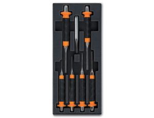 BETA - Zestaw wybijaków i punktaków we wkładce z tworzywa (6 sztuk) - 2424/T239