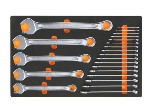 BETA - Komplet kluczy 22 sztuki w miękkim wkładzie profilowanym - 2450/M01