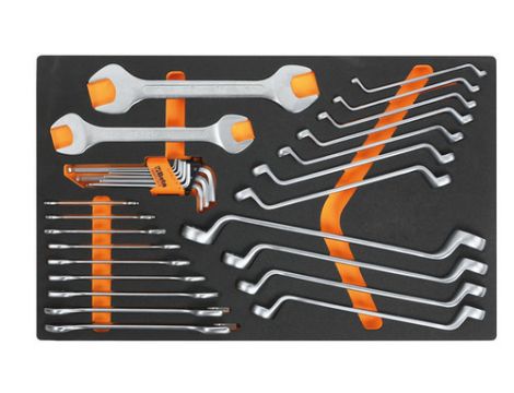 BETA - Zestaw narzędzi 31 sztuk w miękkim wkładzie profilowanym - 2450/M30