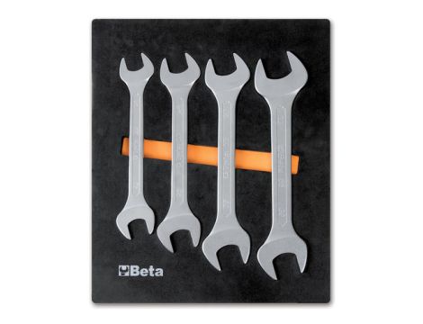 BETA - Komplet kluczy 4 sztuki w miękkim wkładzie profilowanym - 2450/M38