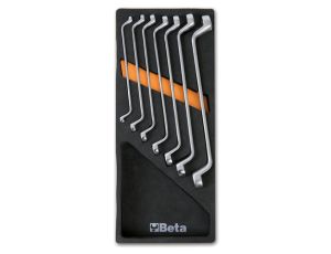 BETA - Komplet kluczy 7 sztuk w miękkim wkładzie profilowanym - 2450/M40