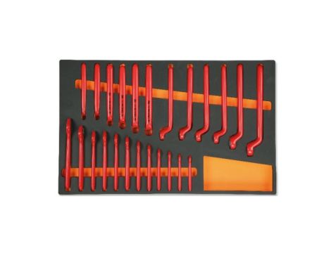 BETA - Zestaw kluczy 24 sztuki w miękkim wkładzie profilowanym - 2450/M49