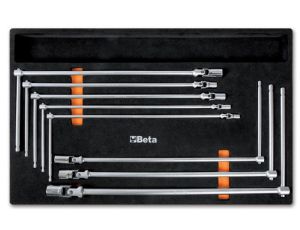 BETA - Komplet kluczy 8 sztuk w miękkim wkładzie profilowanym - 2450/M63
