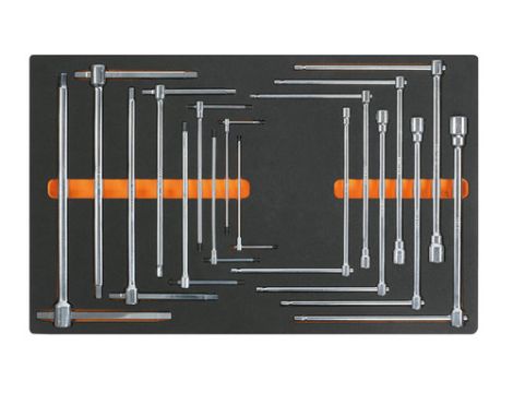 BETA - Zestaw narzędzi 16 sztuk w miękkim wkładzie profilowanym - 2450/M65