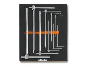 BETA - Komplet kluczy 9 sztuk w miękkim wkładzie profilowanym - 2450/M69