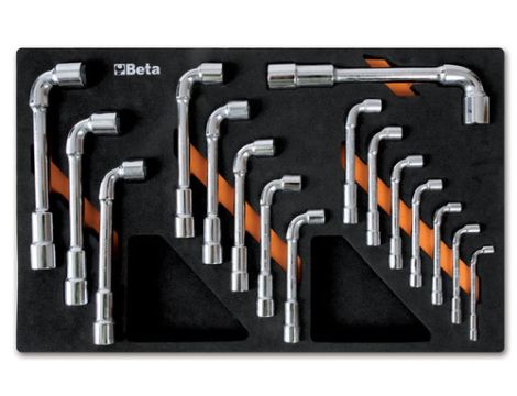 BETA - Komplet kluczy 16 sztuk w miękkim wkładzie profilowanym - 2450/M75