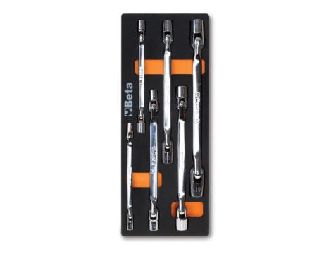 BETA - Komplet kluczy 6 sztuk w miękkim wkładzie profilowanym - 2450/M79