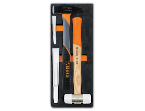 BETA - Zestaw narzędzi 3 sztuki w miękkim wkładzie profilowanym - 2450/M237