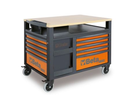 BETA - Wózek narzędzia SuperTank z 10 szufladkami pomarańczowy - 2800/RSC28-O