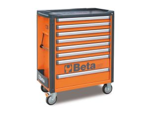 BETA - Wózek narzędziowy C37 z 8 szufladami pomarańczowy - 3700/C37/8-O
