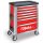 BETA - Wózek narzędziowy C39 aluminium z 7 szufladami czerwony - 3900/C39-7/R