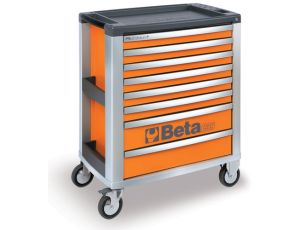 BETA - Wózek narzędziowy C39 aluminium z 8 szufladami pomarańczowy - 3900/C39-8/O