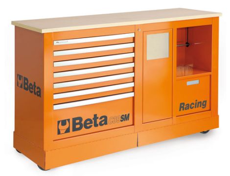 BETA - Wózek narzędziowy C39 typu Racing SM pomarańczowy - 3900/C39SMO
