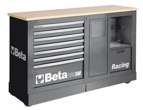 BETA - Wózek narzędziowy C39 typu Racing SM szary - 3900/C39SMG