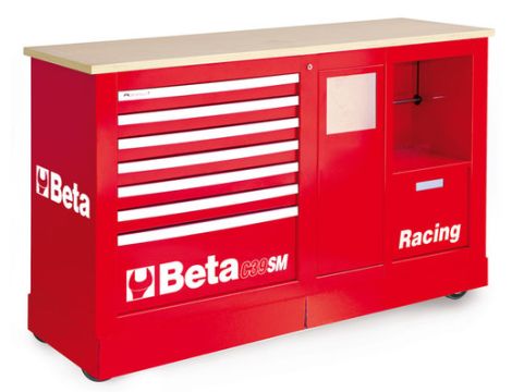 BETA - Wózek narzędziowy C39 typu Racing SM czerwony - 3900/C39SMR