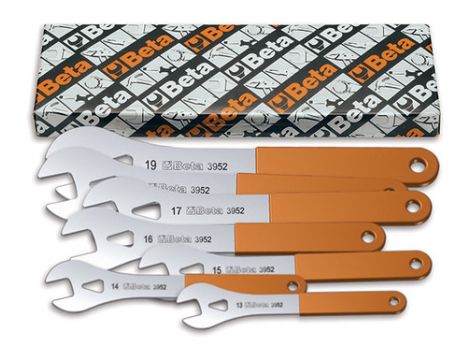 BETA - Komplet kluczy płaskich jednostronnych 3952 do piasty 7 szt. - 3952/S7