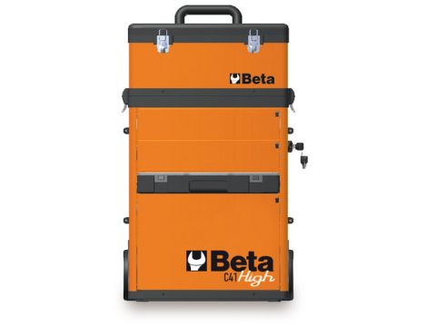 BETA - Wózek narzędziowy C41H dwuczęściowy pomarańczowy - 4100/C41HO