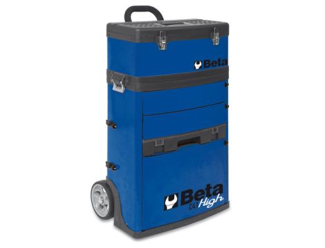 BETA - Wózek narzędziowy C41H dwuczęściowy niebieski - 4100/C41HB