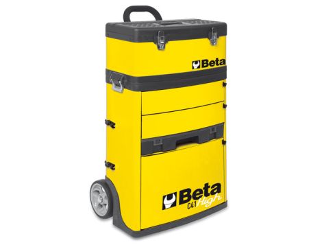 BETA - Wózek narzędziowy C41H dwuczęściowy żółty - 4100/C41HY