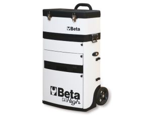 BETA - Wózek narzędziowy C41H dwuczęściowy biały - 4100/C41HW