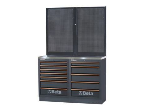 BETA - Blat roboczy MDF stal nierdzewna 1360 x 463 mm - 4500/C45PRO/BPX-1.3