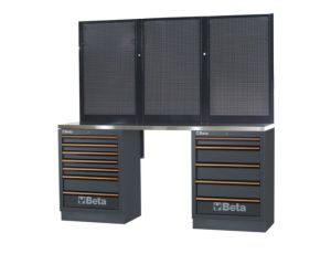BETA - Blat roboczy MDF stal nierdzewna 2040 x 463 mm - 4500/C45PRO/BPX-2.0