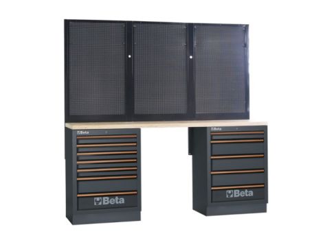 BETA - Blat roboczy drewniany 2040 x 463 mm - 4500/C45PRO/BPW-2.0