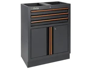 BETA - Moduł stały z 3 szufladami i szafką system C45PRO Beta 4500/C45PRO/M3A - 4500/C45PRO/M3A