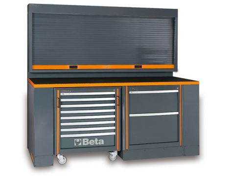 BETA - Zestaw mebli warsztatowych systemu RSC55 PB/3 długość 2,05m - 5500/C55PB/3