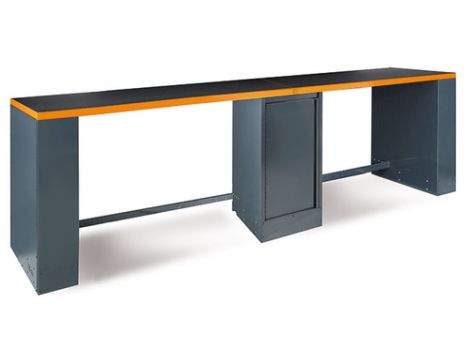 BETA - Stół warsztatowy C55B 4m pomarańczowy - 5500/C55B-D4/O