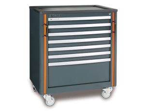 BETA - Wózek narzędziowy z 7 szufladami systemu C55 szary - 5500/C55C7