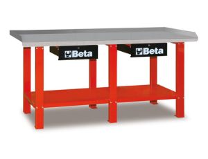 BETA - Stół warsztatowy C56 czerwony - 5600/C56R