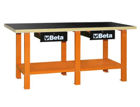 BETA - Stół warsztatowy C56W pomarańczowy - 5600/C56WO