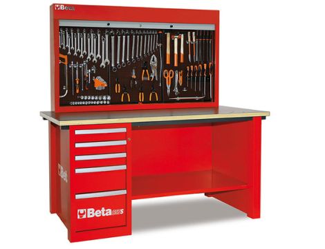 BETA - Stół z tablicą C57AR Mastercargo czerwony - 5700/C57S/A-R