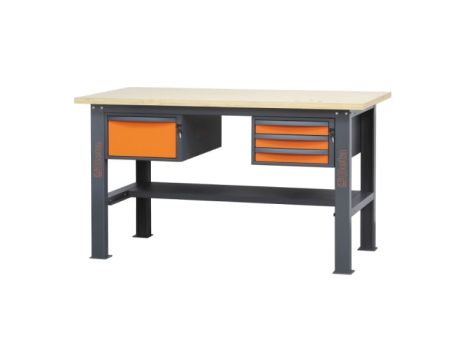 BETA - C58BC-W1,6 4C/A-STÓŁ DREWN.BLATEM 4 SZU. - C58BC-W1.6/4C/A