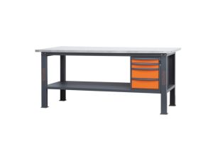 BETA - C58BC-X2,1 4C/O-STÓŁ BLATEM INOX 4 SZUF. - C58BC-X2.1/4C/O